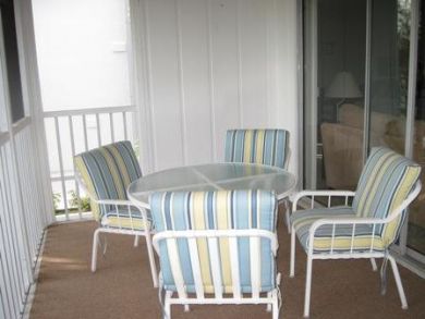 Furnished balcony